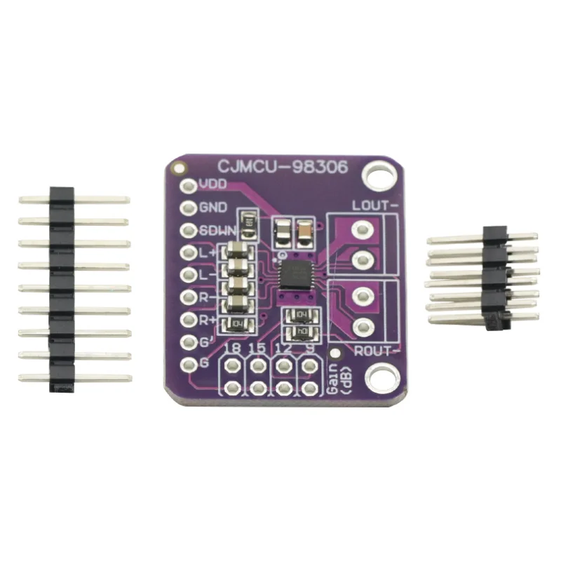 MAX98306 Sensor Stereo Class D 3.7W Amplifier Breakout Board Class AB Audio Module
MAX98306 Sensor Stereo Class D 3.7W Amplifier Breakout Board Class AB Audio Module