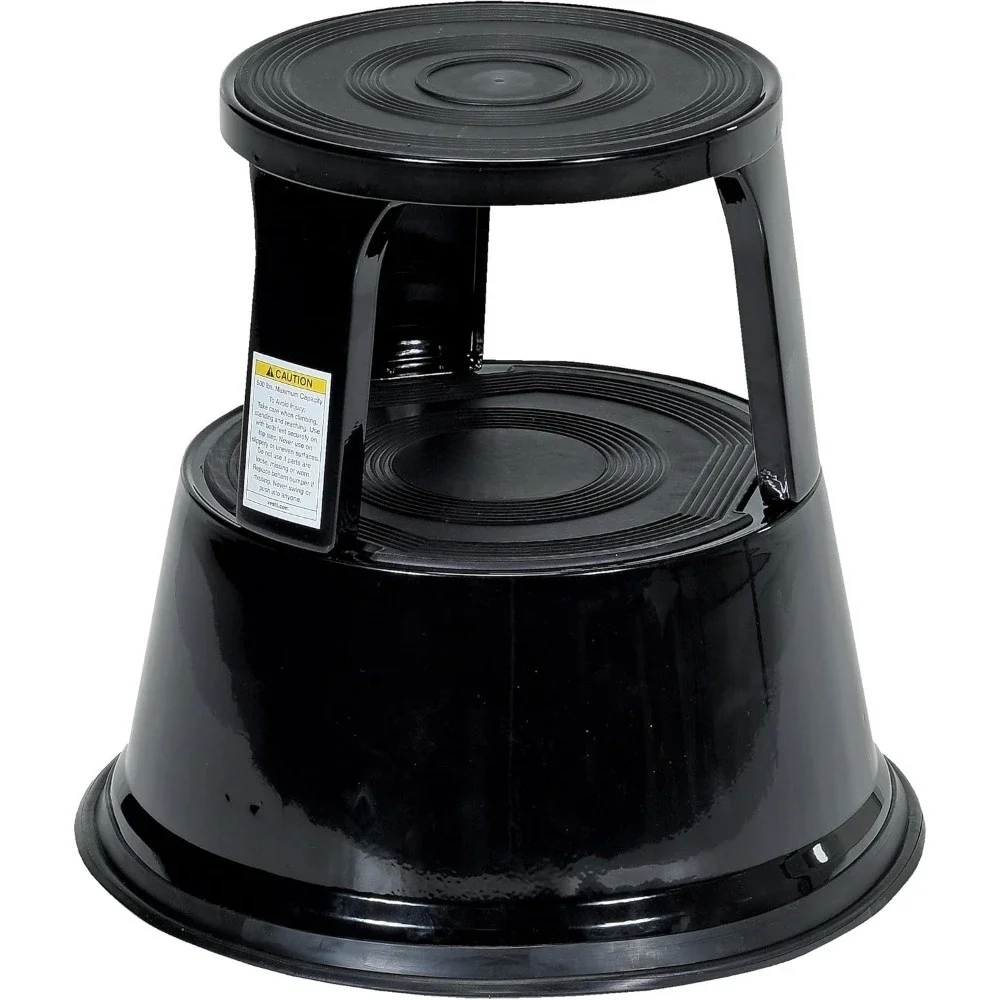 STEP-17-BK Steel Rolling Step Stool with Powder Coat Finish, 17-1/8" Top Step Height, 500 lbs Capacity, Black
STEP-17-BK Steel Rolling Step Stool with Powder Coat Finish, 17-1/8" Top Step Height, 500 lbs Capacity, Black