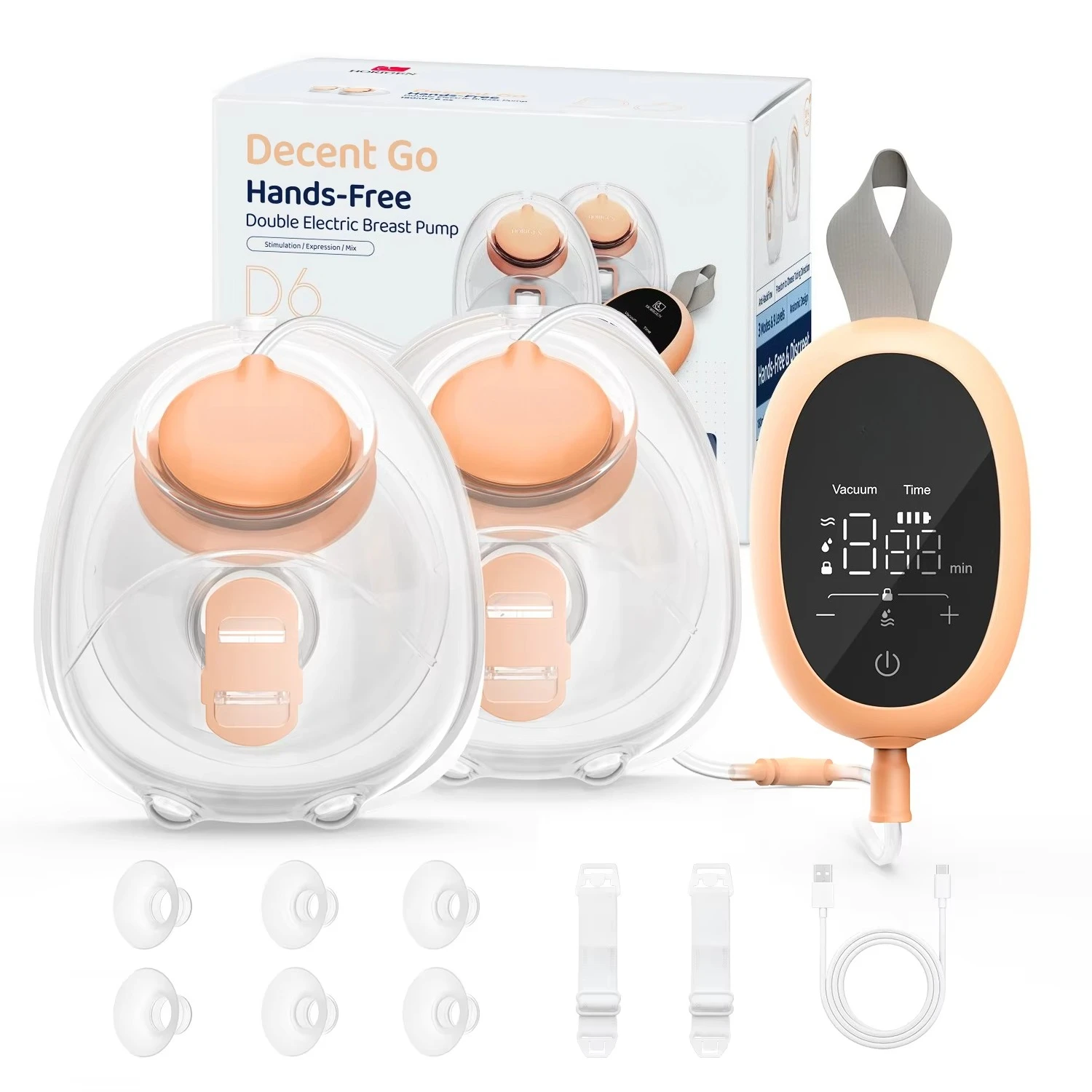 Hot Selling Wearable Breast Pump Cup Wear in Bra Strong Suction Discreet Handsfree Electric Breast Milk Pump
Hot Selling Wearable Breast Pump Cup Wear in Bra Strong Suction Discreet Handsfree Electric Breast Milk Pump