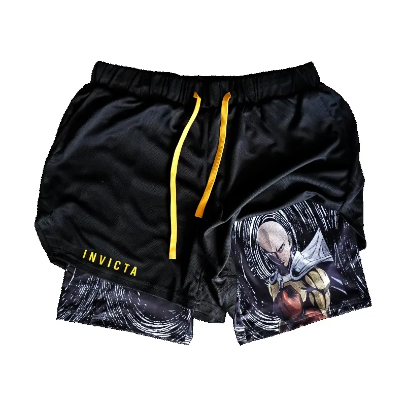 Anime One Punch Man Saitama 2-in-1 Compression Shorts Summer Quick Drying Sport Shorts Breathable Gym Workout Shorts
Anime One Punch Man Saitama 2-in-1 Compression Shorts Summer Quick Drying Sport Shorts Breathable Gym Workout Shorts