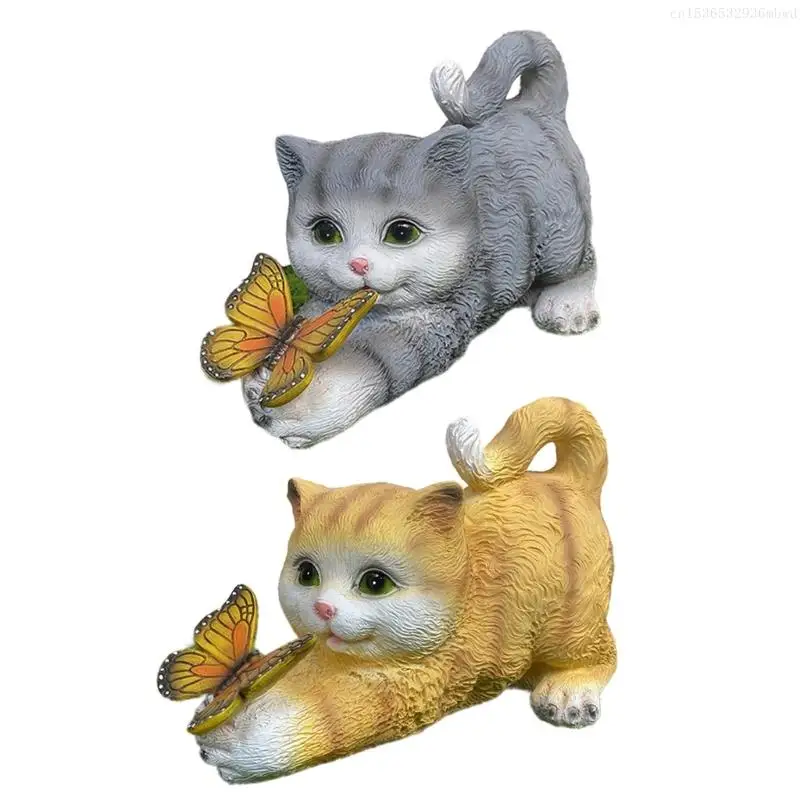 Lawn Decorative Cats Statue Garden Decorative Solar Light Festival Resin Figurine F0T4
Lawn Decorative Cats Statue Garden Decorative Solar Light Festival Resin Figurine F0T4