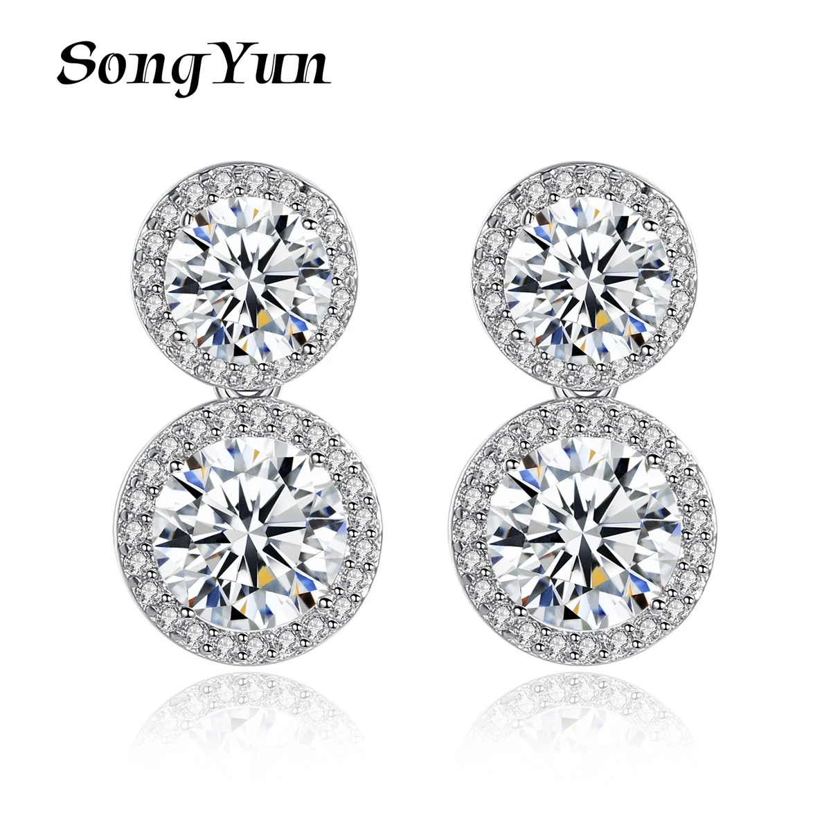 Серьги SongYun Jewelry Manufacturer MHT: популярные круглые серьги из меди с цирконами и кристаллами, в корейском стиле
Серьги SongYun Jewelry Manufacturer MHT: популярные круглые серьги из меди с цирконами и кристаллами, в корейском стиле