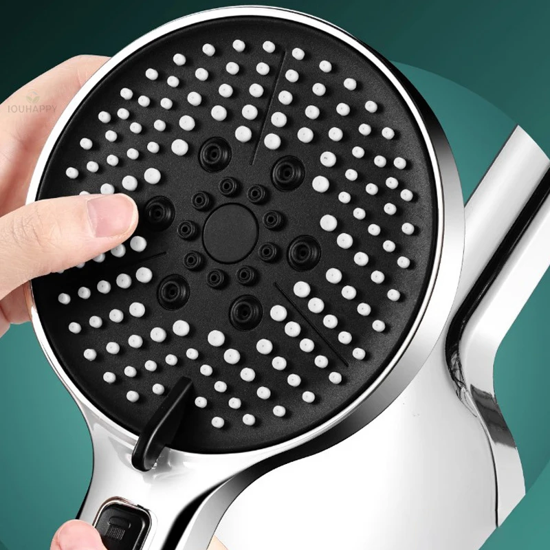 5 Jet Modes Shower Head with Switch Button High Pressure Showerhead Large Water Outlet Shower Spray for Bathroom Accessories
5 Jet Modes Shower Head with Switch Button High Pressure Showerhead Large Water Outlet Shower Spray for Bathroom Accessories