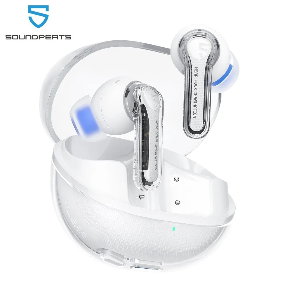 True Wireless Наушники SoundPEATS Clear Transparent Series Bluetooth 5.3 с двойным микрофоном ENC, игровым режимом, поддержкой приложения, 40 часов
True Wireless Наушники SoundPEATS Clear Transparent Series Bluetooth 5.3 с двойным микрофоном ENC, игровым режимом, поддержкой приложения, 40 часов