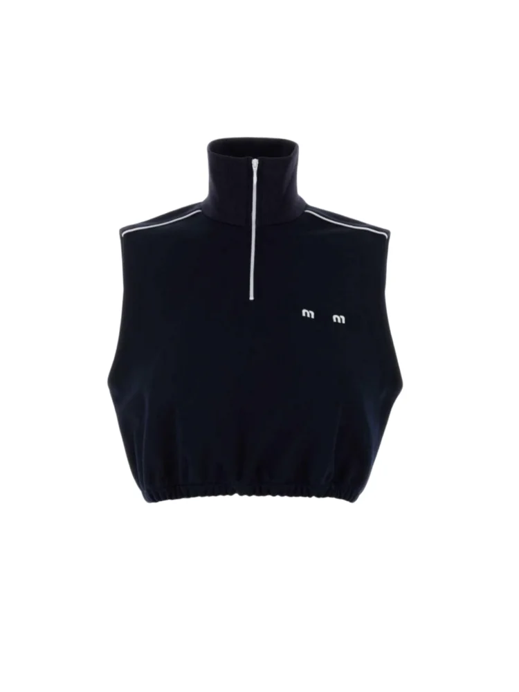 Spring 2026 Royalty High-Definition Letter Embroidery Half-Zip Knitted Sleeveless Vest High-Waist Long Pants Women's Set
Spring 2026 Royalty High-Definition Letter Embroidery Half-Zip Knitted Sleeveless Vest High-Waist Long Pants Women's Set