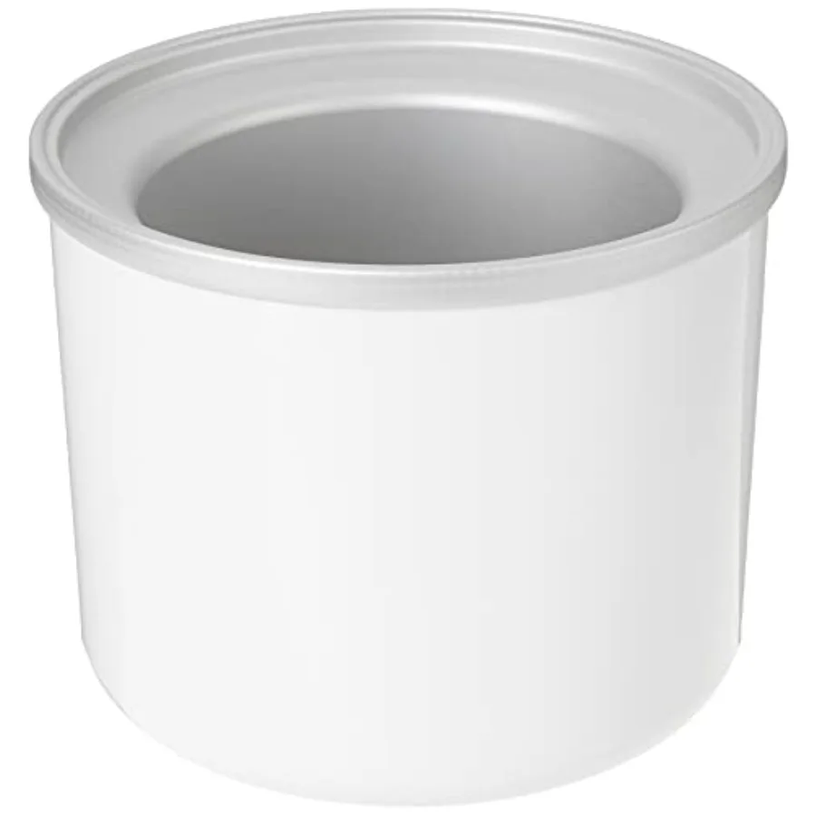 Replacement Freezer Bowl for ICE-31 Ice Cream Maker Series 1-1/2 Quart White Durable Stainless Steel Construction Fast Freezing
Replacement Freezer Bowl for ICE-31 Ice Cream Maker Series 1-1/2 Quart White Durable Stainless Steel Construction Fast Freezing