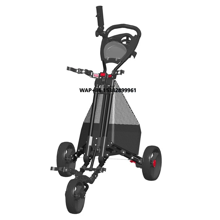 Golf Push Trolley Three Wheel Easy to Folding Scorecard Holder with Mobile Phone Holder Storage Bag
Golf Push Trolley Three Wheel Easy to Folding Scorecard Holder with Mobile Phone Holder Storage Bag