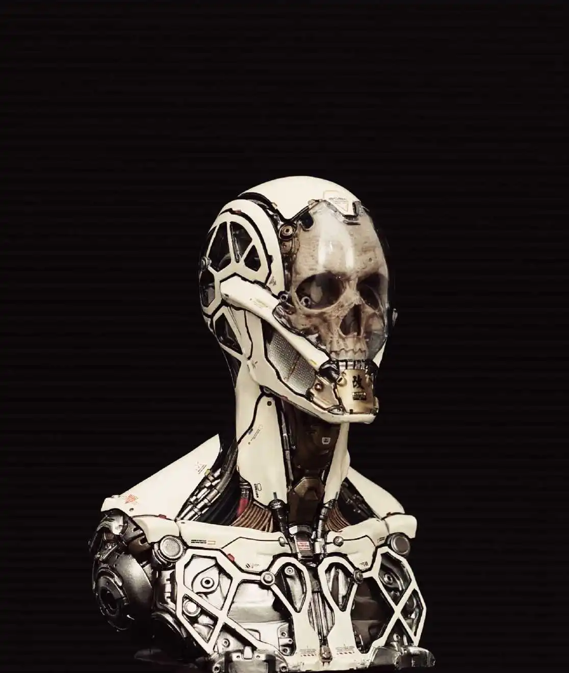 Resin Die-casting Cypunk Style Skeleton Mech Chest White Model Dead Stranded Model
Resin Die-casting Cypunk Style Skeleton Mech Chest White Model Dead Stranded Model