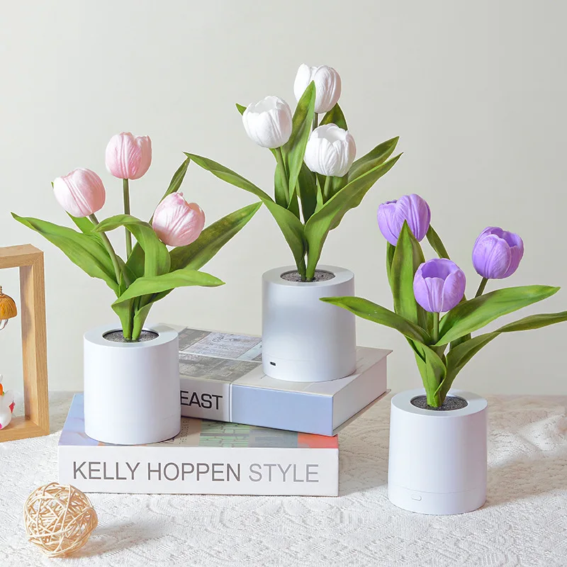 Led Emulated Tulip Night Light Usb Charging Bedroom Dormitory Decoration Ceramic Table Lamp New Year Home Decoration
Led Emulated Tulip Night Light Usb Charging Bedroom Dormitory Decoration Ceramic Table Lamp New Year Home Decoration