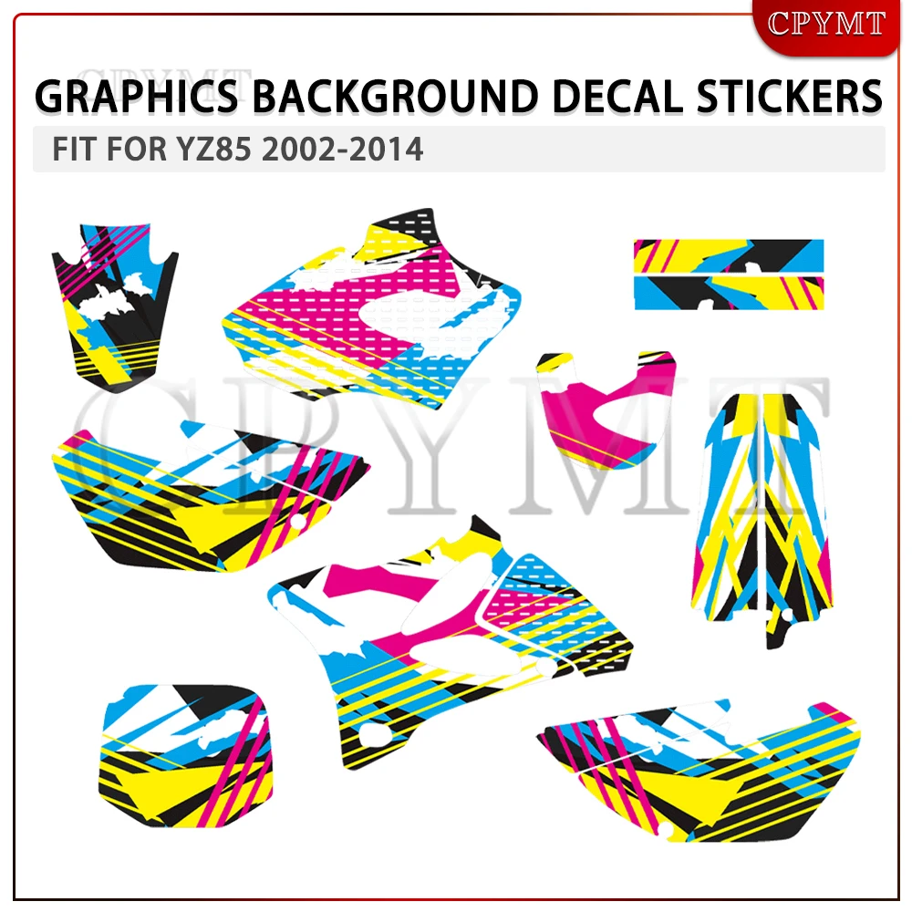 Подходит для YZ85 YZ 85 2002-2014 2013 2012 2011 2010 2009 2008 2007 2006, комплект графических наклеек на мотоцикл, наклейки на мотоцикл.
Подходит для YZ85 YZ 85 2002-2014 2013 2012 2011 2010 2009 2008 2007 2006, комплект графических наклеек на мотоцикл, наклейки на мотоцикл.