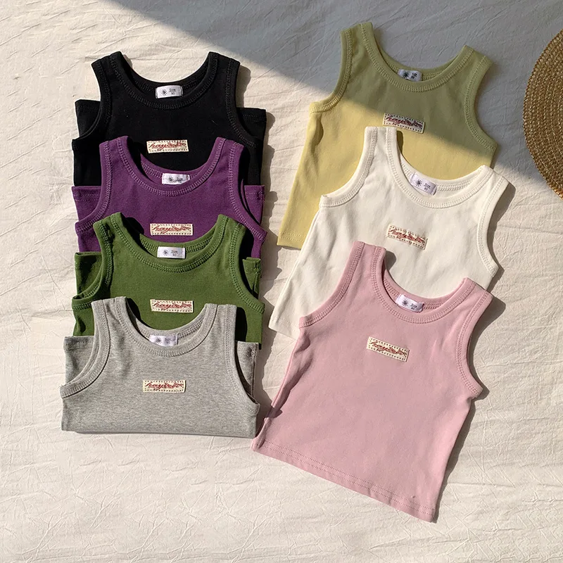 Girl's Vest T-shirt Summer Girl Baby Stylish Short Style Children's Summer Cotton Boy Sleeveless Summer Top
Girl's Vest T-shirt Summer Girl Baby Stylish Short Style Children's Summer Cotton Boy Sleeveless Summer Top