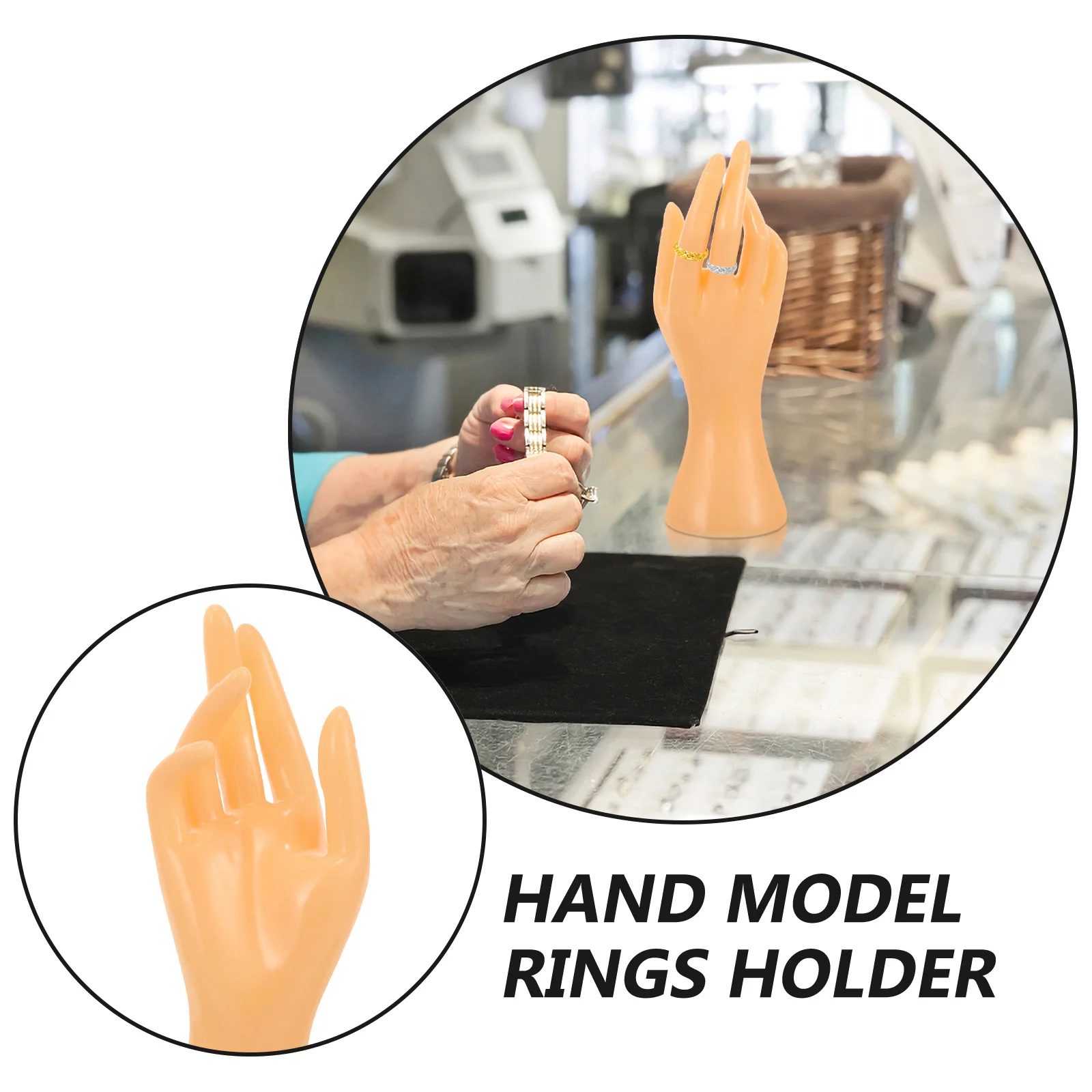 Female Mannequin Display Women Hand For Jewelry Bracelets Rings Gloves Desktop Store Decoration Lightweight Creative Hand Ring
Female Mannequin Display Women Hand For Jewelry Bracelets Rings Gloves Desktop Store Decoration Lightweight Creative Hand Ring