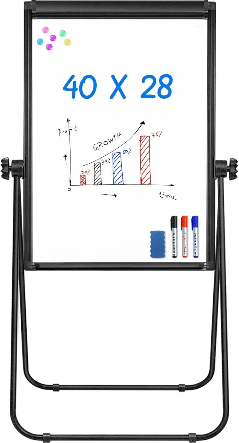 40x28 Magnetic Dry Erase Board Double Sided Portable Whiteboard for Classroom Home Office
40x28 Magnetic Dry Erase Board Double Sided Portable Whiteboard for Classroom Home Office