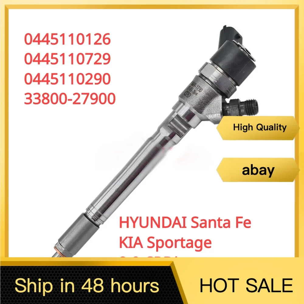New high quality 3380027900 0445110126 0445110290 New Diesel Fuel Injector For HYUNDAI Santa Fe Tucson / KIA Sportage 2.0 Crdi
New high quality 3380027900 0445110126 0445110290 New Diesel Fuel Injector For HYUNDAI Santa Fe Tucson / KIA Sportage 2.0 Crdi