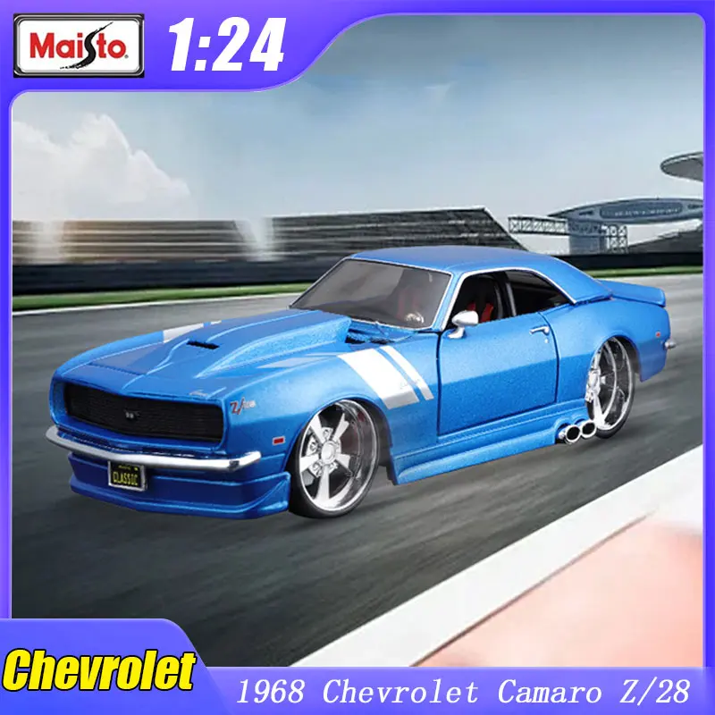 Модель автомобиля Maisto 1968 Chevrolet Camaro Z/28, 1:24, литье под давлением
Модель автомобиля Maisto 1968 Chevrolet Camaro Z/28, 1:24, литье под давлением