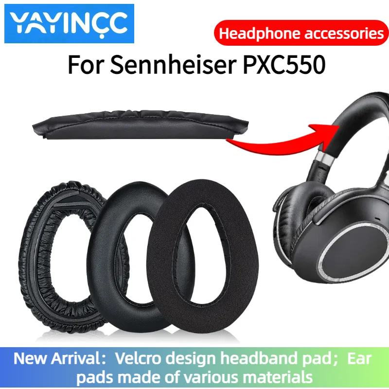 Replacement Velcro HeadBeam Pad/Bow Pad/Breathable football net/protein leather Ear Pads For Sennheiser PXC550 Gaming Headset
Replacement Velcro HeadBeam Pad/Bow Pad/Breathable football net/protein leather Ear Pads For Sennheiser PXC550 Gaming Headset