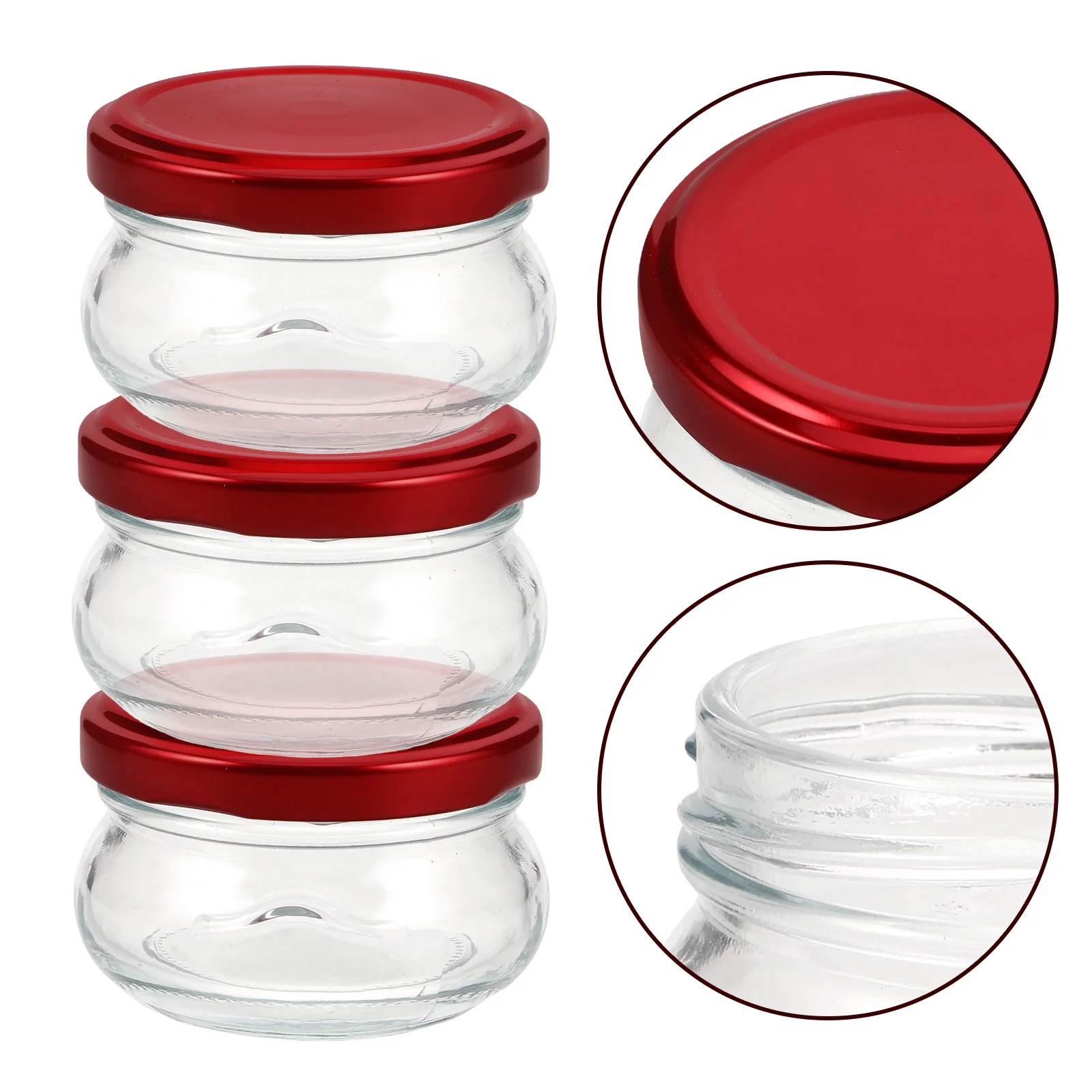 5Pcs Clear Glass Storage Jar for Bird's Nest Airtight Seal Thickened Transparent Container with Lid Portable Small Jars Reusable
5Pcs Clear Glass Storage Jar for Bird's Nest Airtight Seal Thickened Transparent Container with Lid Portable Small Jars Reusable