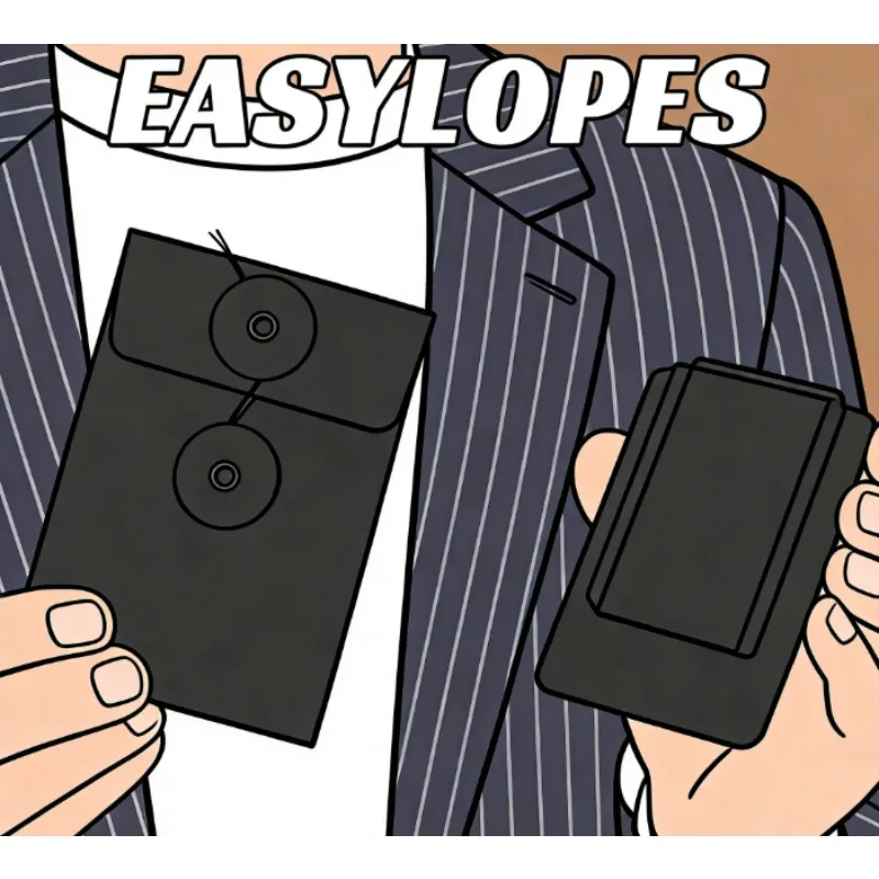 Карточка Easylopes (черная) для фокусов: предсказания, исчезновение монет в конверте, иллюзии крупным планом, реквизит для магических трюков
Карточка Easylopes (черная) для фокусов: предсказания, исчезновение монет в конверте, иллюзии крупным планом, реквизит для магических трюков