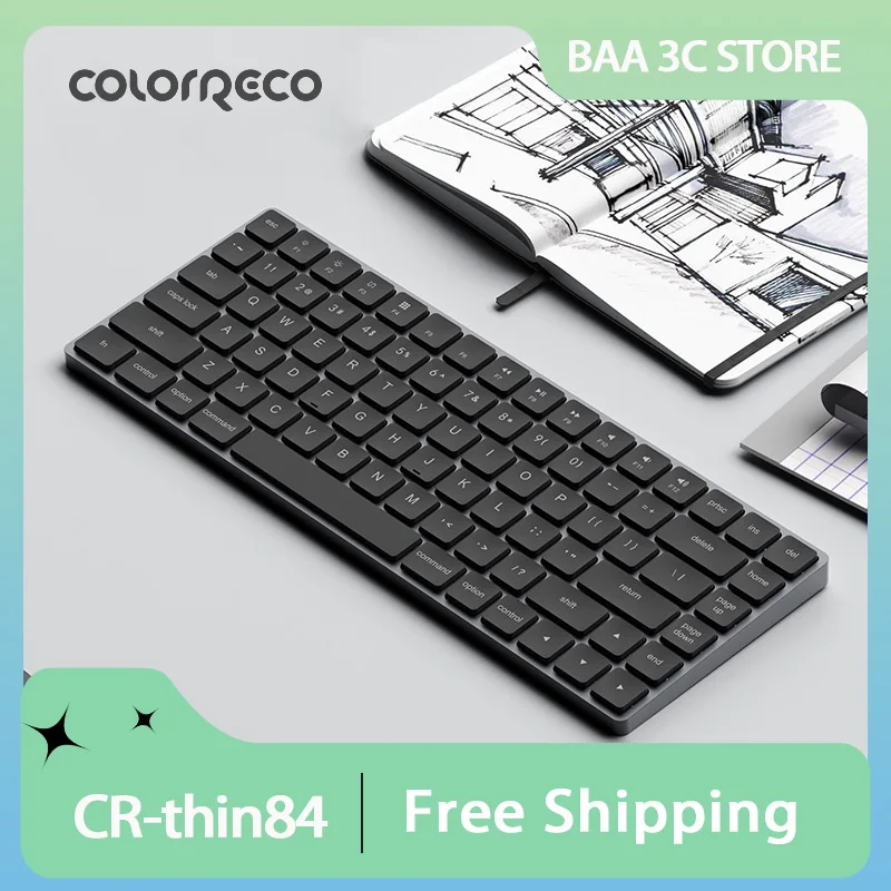 ColorReco Thin84 Низкопрофильная механическая клавиатура Двухрежимная Bluetooth-клавиатура Ультратонкая клавиатура Пользовательские офисные аксессуары для Mac
ColorReco Thin84 Низкопрофильная механическая клавиатура Двухрежимная Bluetooth-клавиатура Ультратонкая клавиатура Пользовательские офисные аксессуары для Mac