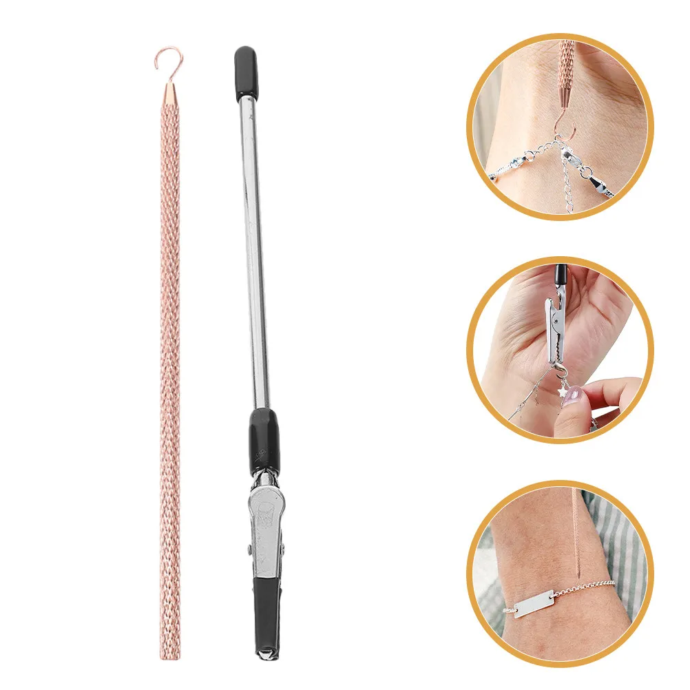 1Set Metal Hand Bracelet Helper Fastener Tool Bracelet Wearing Helper Jewelry Assistance Tool Hooking Equipment for Jewelry
1Set Metal Hand Bracelet Helper Fastener Tool Bracelet Wearing Helper Jewelry Assistance Tool Hooking Equipment for Jewelry