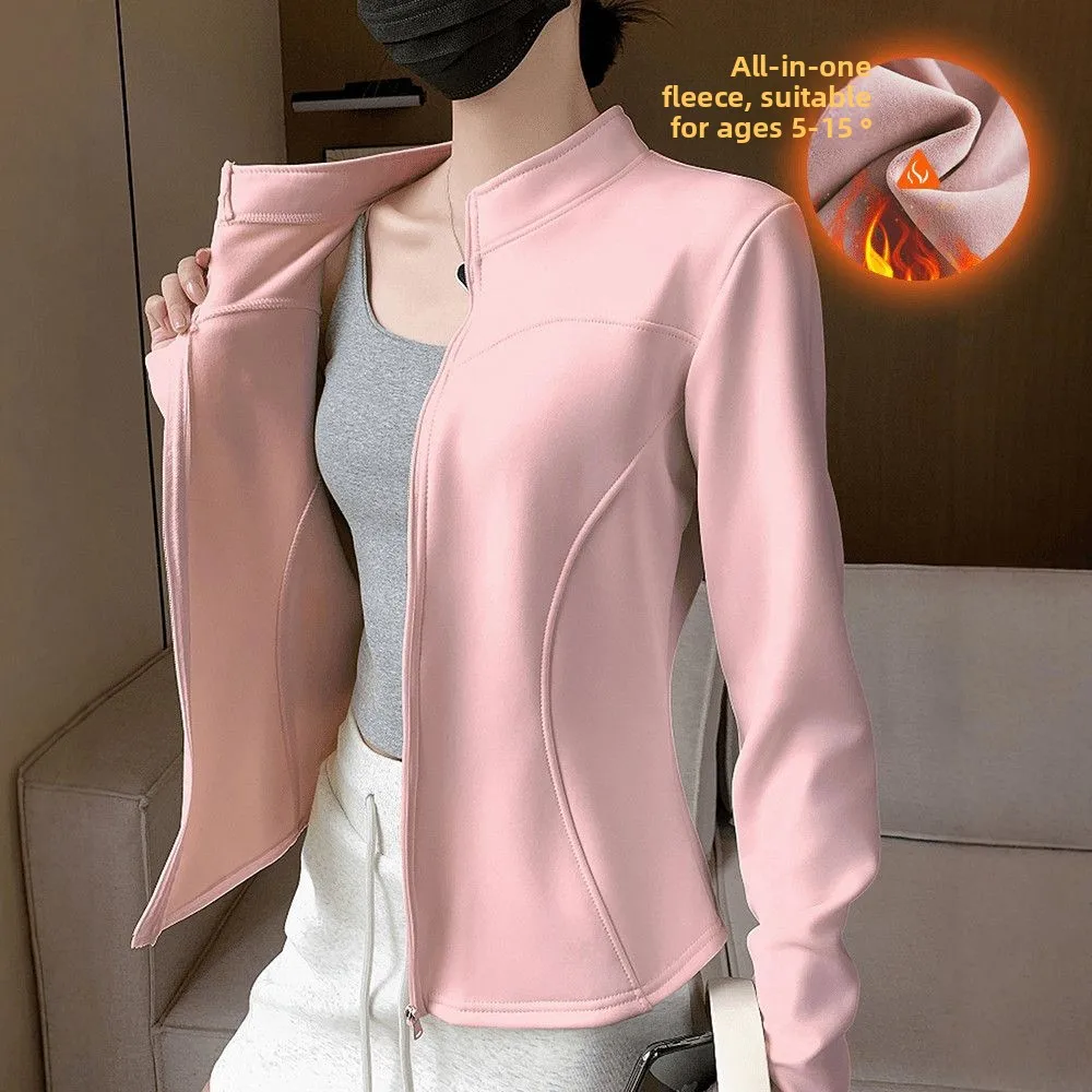 Women's Fce Lined Thiened Yoga Jaet 2025 New Winter Sle Slimming Warm Top Yoga Outerwear Casual Fitn Clothes
Women's Fce Lined Thiened Yoga Jaet 2025 New Winter Sle Slimming Warm Top Yoga Outerwear Casual Fitn Clothes