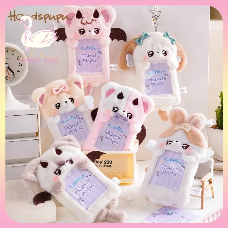 Оригинальная серия Handspupu-Card Sleeve-Angel Devil Cat Rabbit Doll, милая кукла для девочек, школьный кулон, маленький футляр для карт 
Оригинальная серия Handspupu-Card Sleeve-Angel Devil Cat Rabbit Doll, милая кукла для девочек, школьный кулон, маленький футляр для карт
