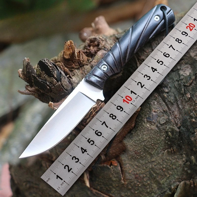 High Quality Wilderness Survival Fixed Blade Knife with Case Portable Defense Knife Sharp Camping Hunting Knife 5CR13MOV Blade
High Quality Wilderness Survival Fixed Blade Knife with Case Portable Defense Knife Sharp Camping Hunting Knife 5CR13MOV Blade