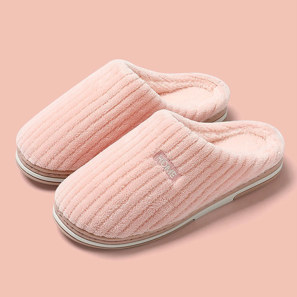 BASATU Women Men Autumn Winter Warm Slippers Home Bedroom Casual Non Slip Shoes Couples Indoor Soft Sole Cotton Plush Slides
BASATU Women Men Autumn Winter Warm Slippers Home Bedroom Casual Non Slip Shoes Couples Indoor Soft Sole Cotton Plush Slides