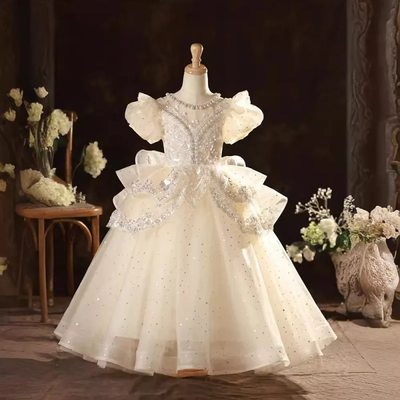 Wholesale Children's Formal Dresses Princess Dresses High-end Little Host Girls Birthday2025New Piano Performance Outfit for Spr
Wholesale Children's Formal Dresses Princess Dresses High-end Little Host Girls Birthday2025New Piano Performance Outfit for Spr
