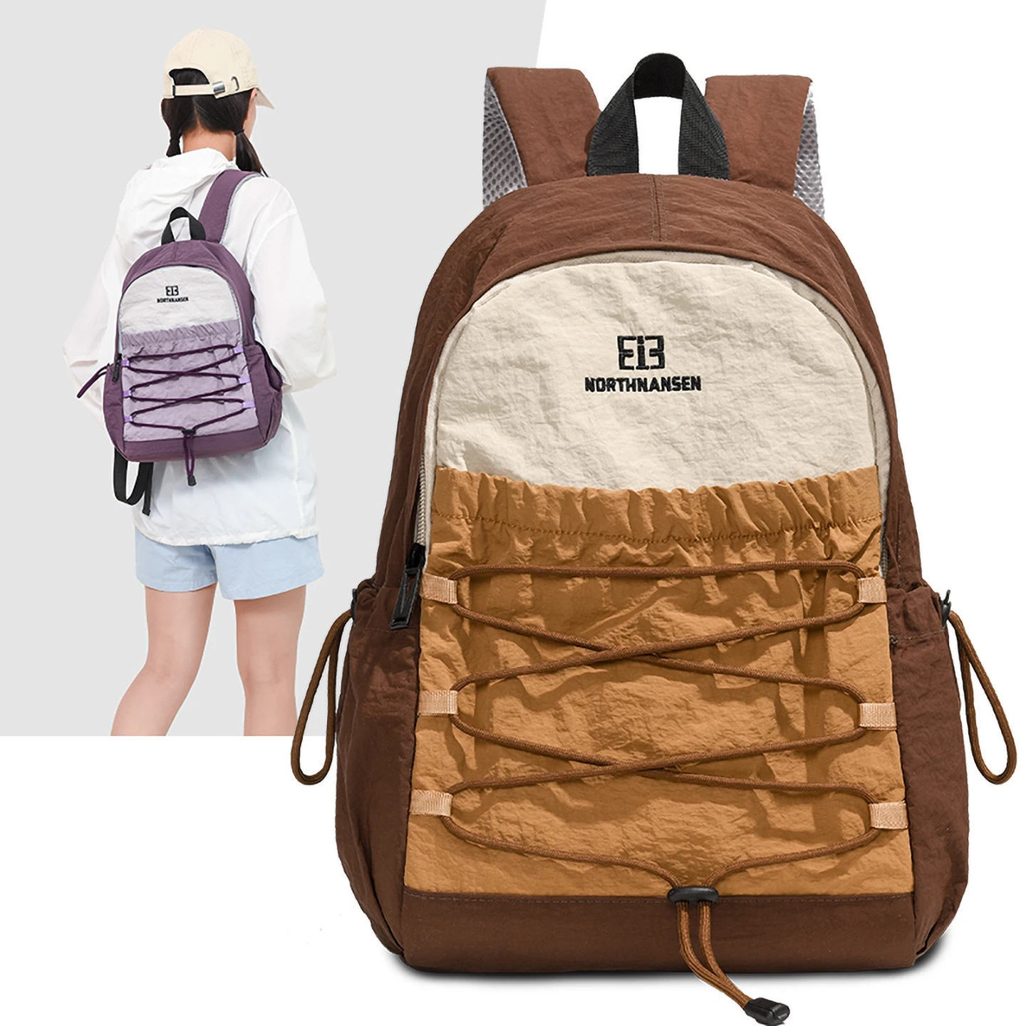Casual Sports Nylon Bapa Contrast Color New Mountain Small Bapa Retro Lightweight Commuting Bookbag Waterproof Women'...
Casual Sports Nylon Bapa Contrast Color New Mountain Small Bapa Retro Lightweight Commuting Bookbag Waterproof Women'...