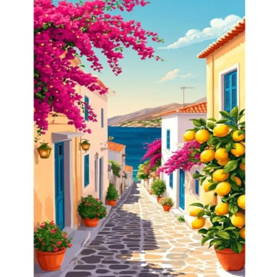 Landscape Paint by Numbers Kits for Adults - Paint by Numbers Adults, DIY Acrylic Paint by Number Adult Drawing Colorful Paintw
Landscape Paint by Numbers Kits for Adults - Paint by Numbers Adults, DIY Acrylic Paint by Number Adult Drawing Colorful Paintw