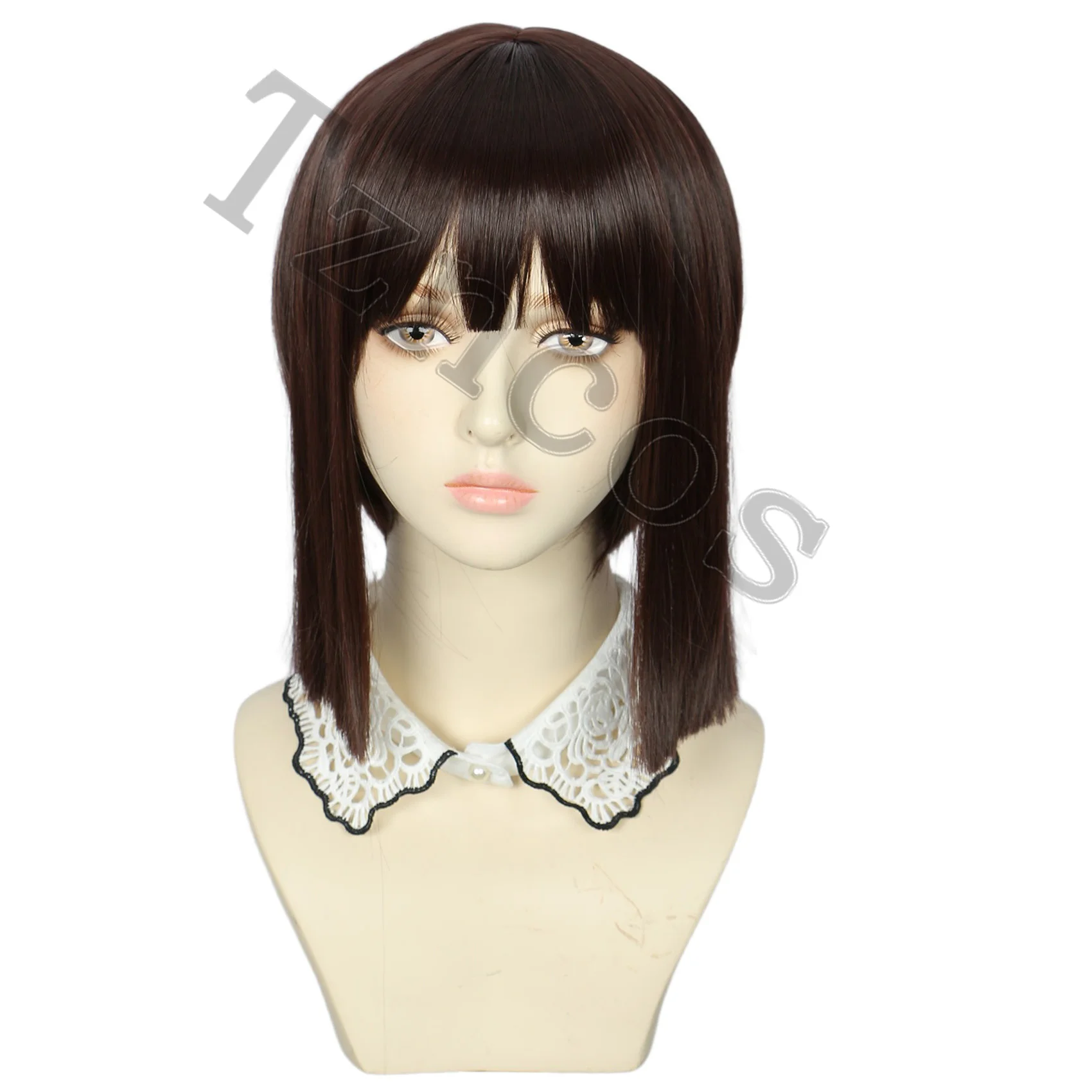 Tzncos аниме короткий темно-коричневый парик Боб термостойкий синтетический парик подходит для Хэллоуина косплей
Tzncos аниме короткий темно-коричневый парик Боб термостойкий синтетический парик подходит для Хэллоуина косплей