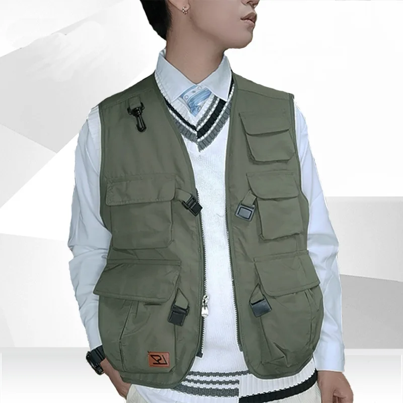 Outdoor Hunting Vests Motorcyclist Jackets Fishing Vest Men's Clothing Mountaineering Camping Workwear Photographer Waistcoat
Outdoor Hunting Vests Motorcyclist Jackets Fishing Vest Men's Clothing Mountaineering Camping Workwear Photographer Waistcoat