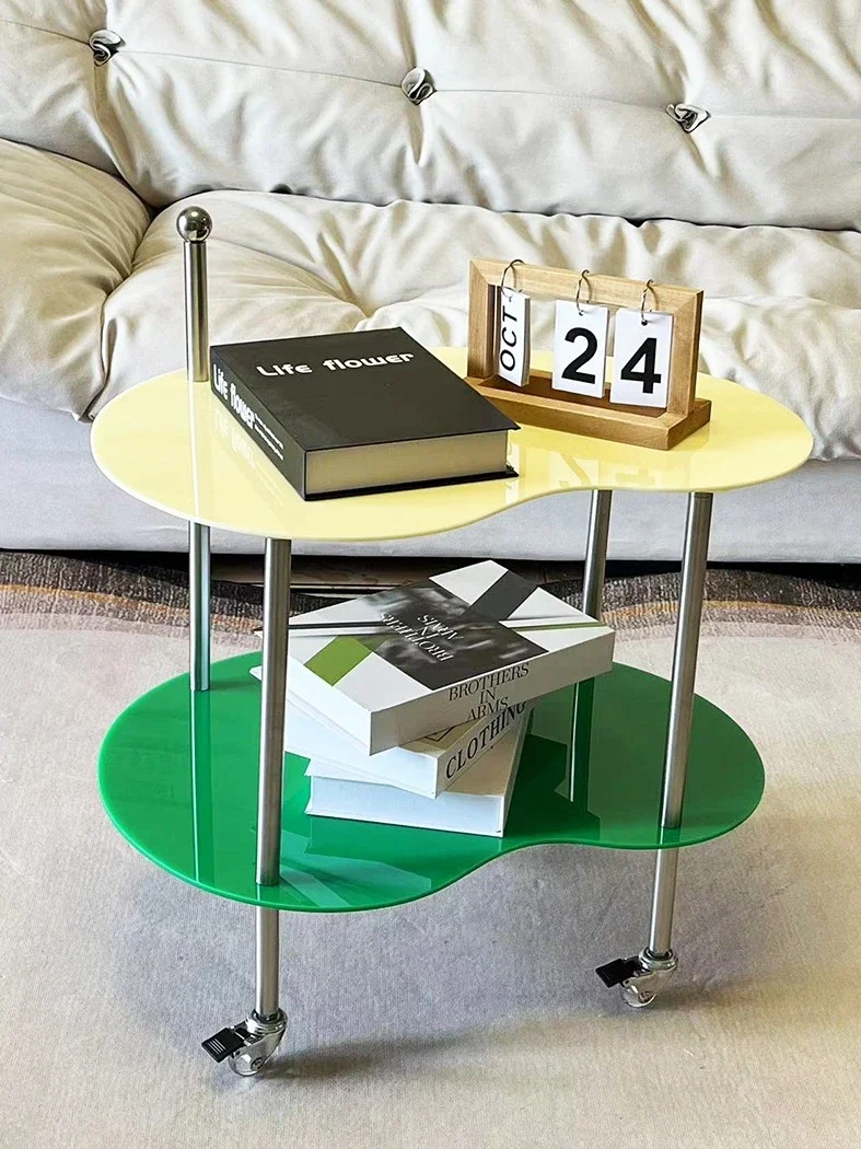 Customized acrylic antique cloud edge table ins internet celebrity creative small cart cream style shelf movable corner table
Customized acrylic antique cloud edge table ins internet celebrity creative small cart cream style shelf movable corner table