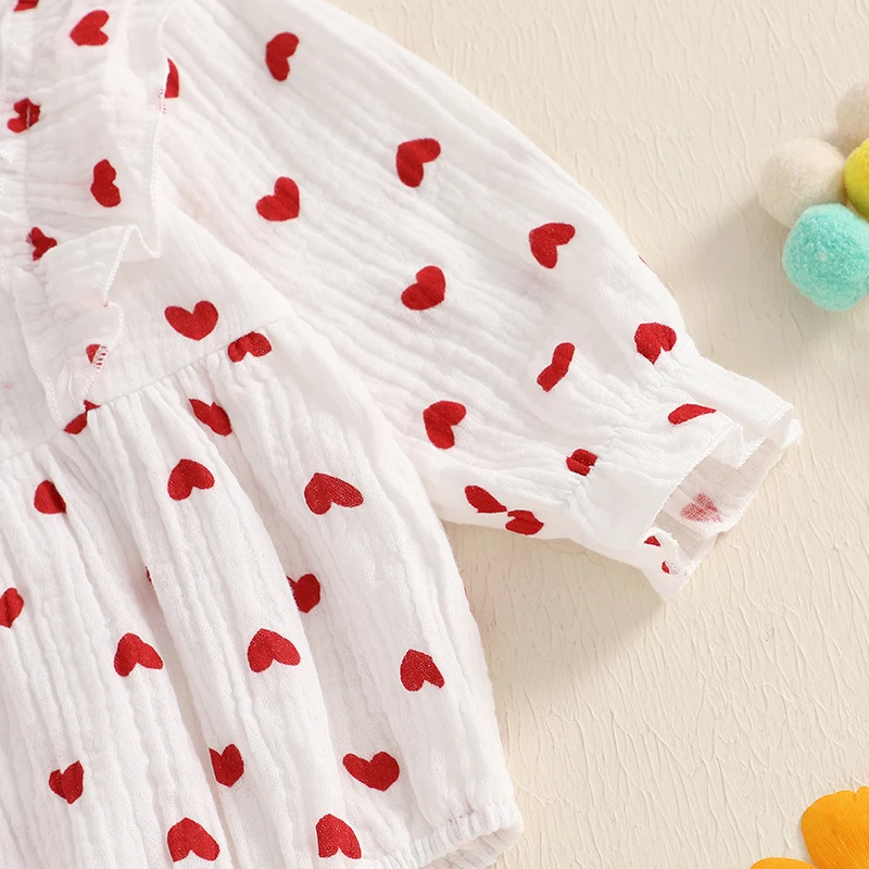 Toddler Girls Floral Print Ruffle Sleeve Romper with Matching Headband Set Spring Summer Outfit for Baby Girl
Toddler Girls Floral Print Ruffle Sleeve Romper with Matching Headband Set Spring Summer Outfit for Baby Girl