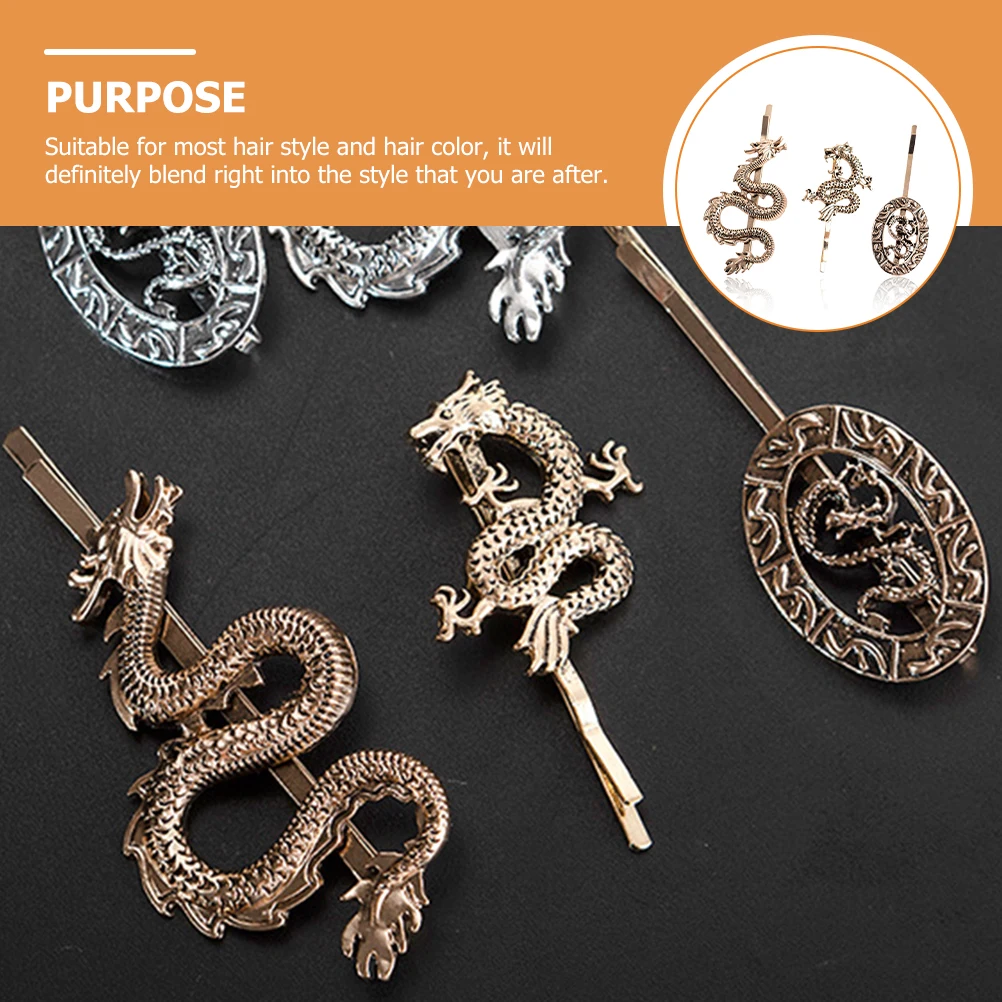 6 Pcs Major Dragon-shaped Hair Clip Bride Pins for Styling Zinc Alloy Guest Small
6 Pcs Major Dragon-shaped Hair Clip Bride Pins for Styling Zinc Alloy Guest Small