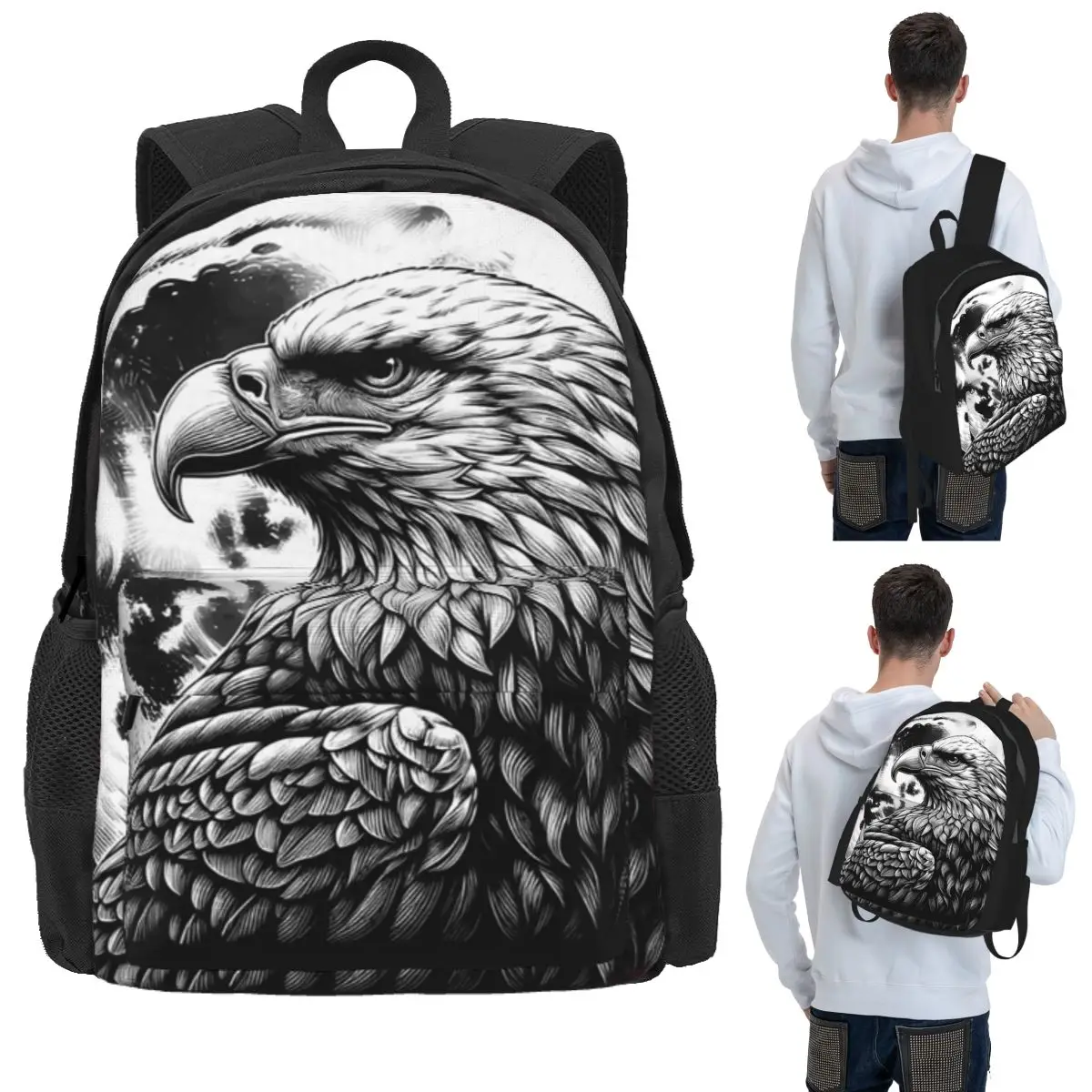 Eagle Student Backpack School Bag Hiking Travel Daypack for Boys Girls Bookbag Shoulder Bags
Eagle Student Backpack School Bag Hiking Travel Daypack for Boys Girls Bookbag Shoulder Bags