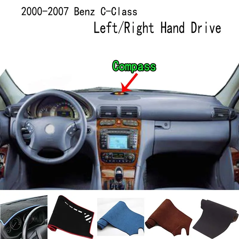 For 2000-2007 Mercedes-Benz C-Class 320 240 W203 Accessories Dashboard Cover Instrument Panel Dash Mat Dashmat Protective Pad
For 2000-2007 Mercedes-Benz C-Class 320 240 W203 Accessories Dashboard Cover Instrument Panel Dash Mat Dashmat Protective Pad