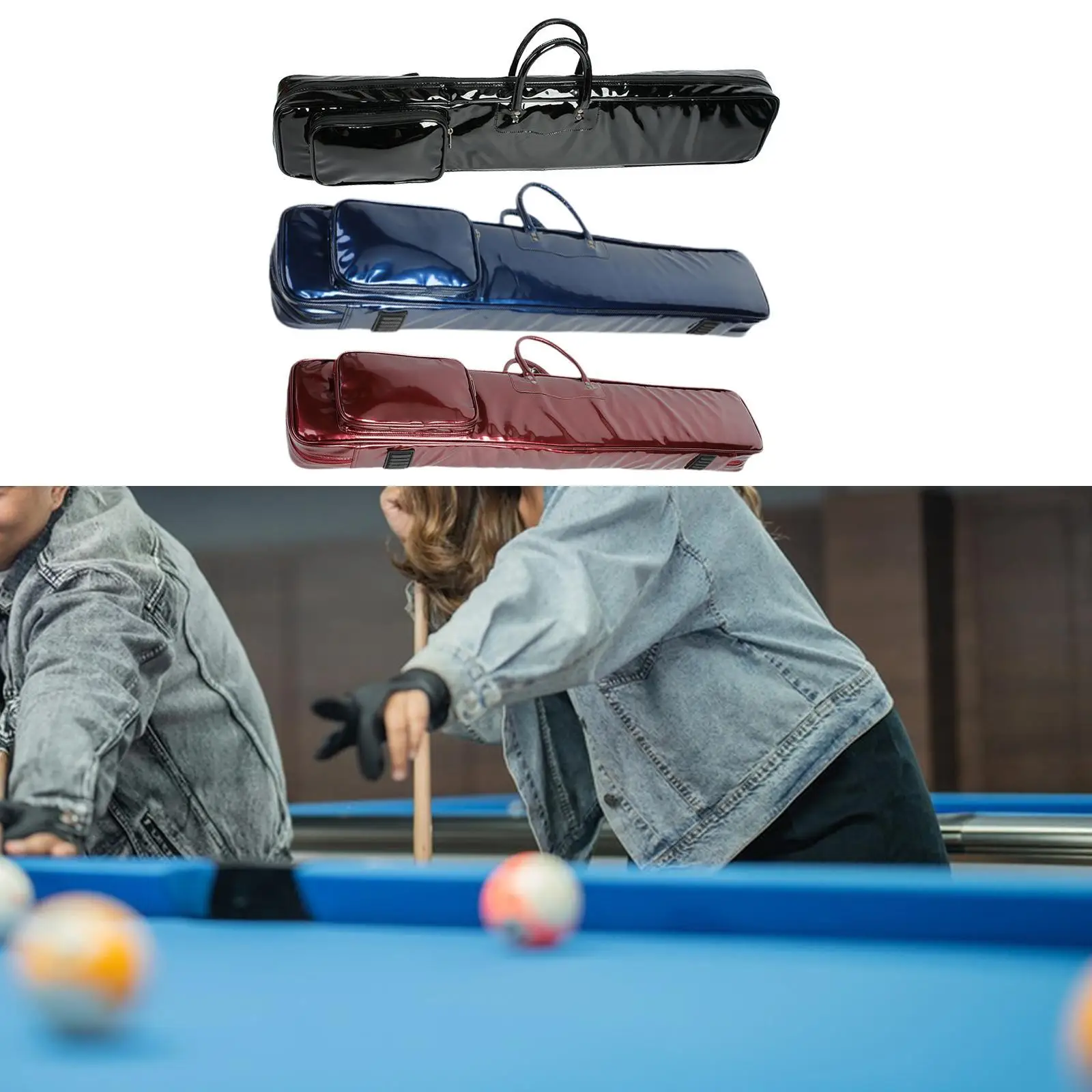 Billiards Sticks Bag 1/2 Cue Case Billiards Accessories Pool Cue Carry Case for Adults Women Enthusiasts Beginners Traveling
Billiards Sticks Bag 1/2 Cue Case Billiards Accessories Pool Cue Carry Case for Adults Women Enthusiasts Beginners Traveling