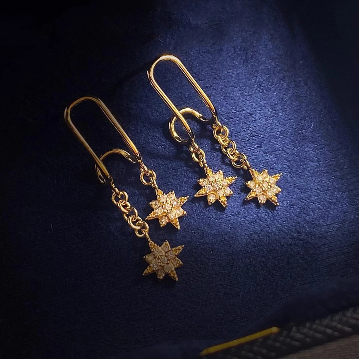 Cold wind s925 sterling silver Ins six-pointed star stud earrings exquisite niche design daily versatile earrings for women
Cold wind s925 sterling silver Ins six-pointed star stud earrings exquisite niche design daily versatile earrings for women