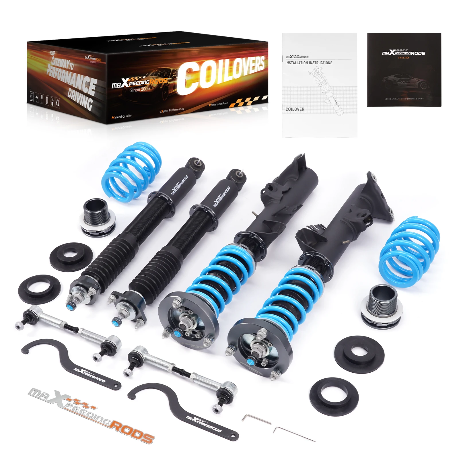 MaXpeedingrods T6 Racing Coilover Suspension Lowering Kit For BMW Z3 M E36 96-02
MaXpeedingrods T6 Racing Coilover Suspension Lowering Kit For BMW Z3 M E36 96-02