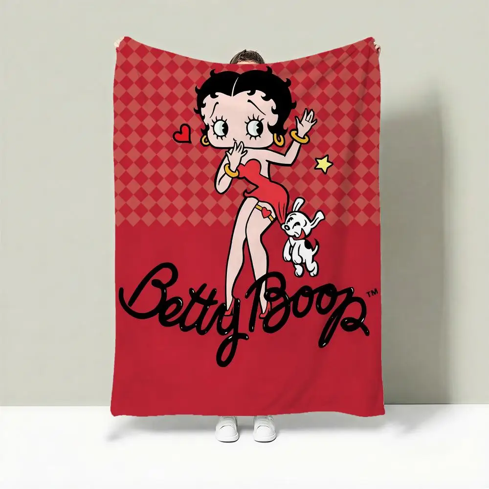 Cartoon B-Betty Boop Throw Lightweight 240g Flannel Blanket Soft Skin-friendly for Summer Cooling
Cartoon B-Betty Boop Throw Lightweight 240g Flannel Blanket Soft Skin-friendly for Summer Cooling