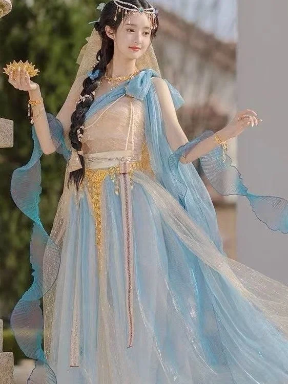 Classical Dance Practice Performance Suit Dunhuang Dance Clothing Elegant Classical Chinese Style Costume Dance Costumes Female
Classical Dance Practice Performance Suit Dunhuang Dance Clothing Elegant Classical Chinese Style Costume Dance Costumes Female