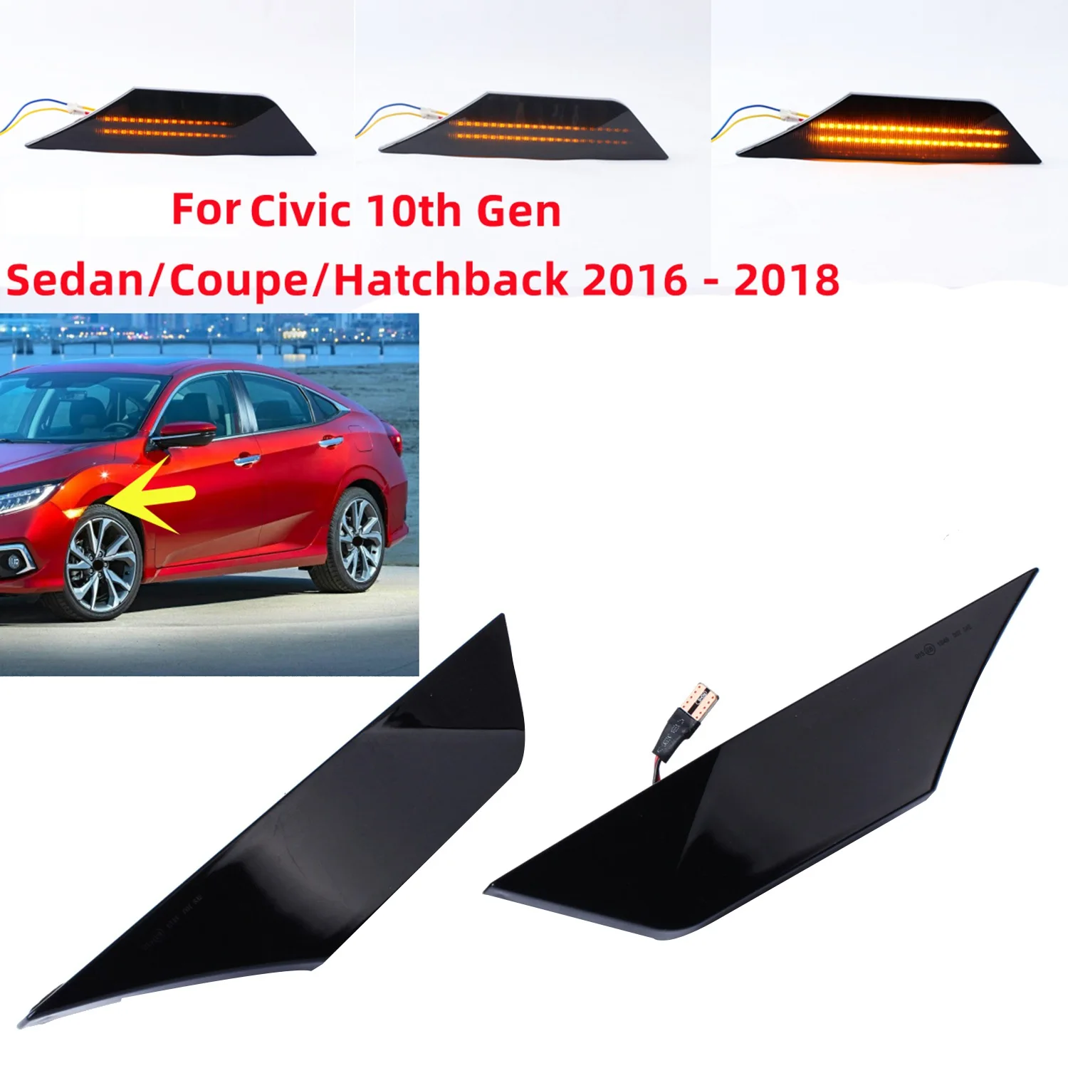 For Honda Civic 10Th 2016 2017 2018 2019 2020 Car LED Dynamic Side Marker Light Turn Signal Light
For Honda Civic 10Th 2016 2017 2018 2019 2020 Car LED Dynamic Side Marker Light Turn Signal Light