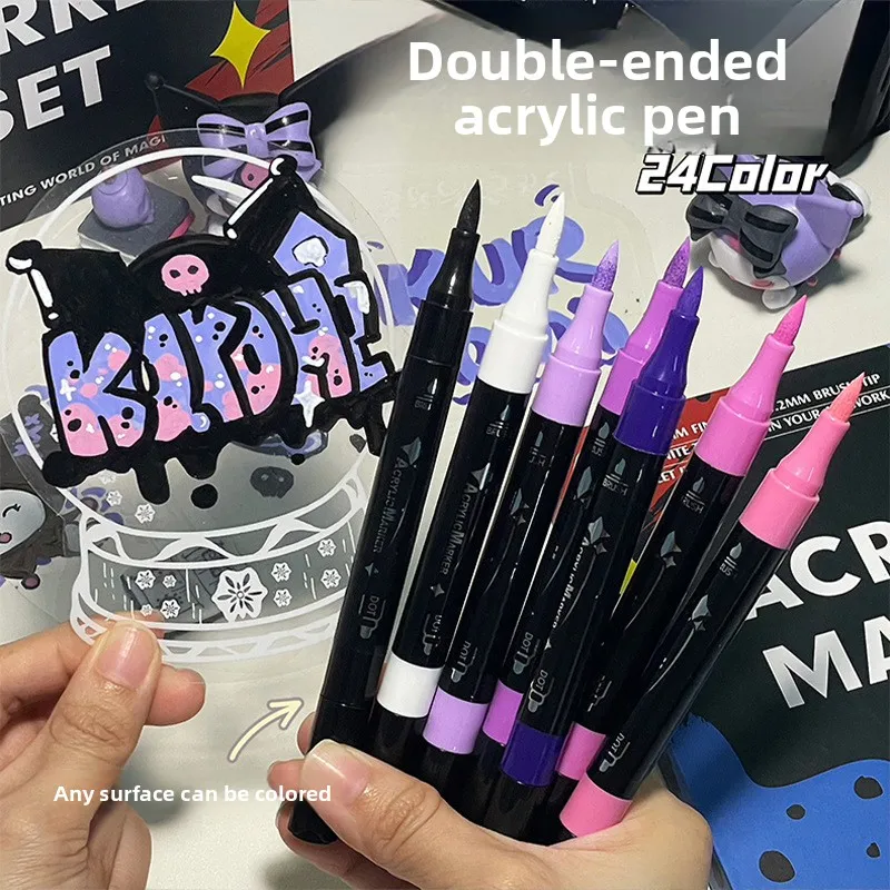 24/12 цветов, ручки с двумя наконечниками, акриловые ручки, маркер для наскальной живописи, дерева, холста, пластика, металла для поделок, изготовления художественных принадлежностей
24/12 цветов, ручки с двумя наконечниками, акриловые ручки, маркер для наскальной живописи, дерева, холста, пластика, металла для поделок, изготовления художественных принадлежностей