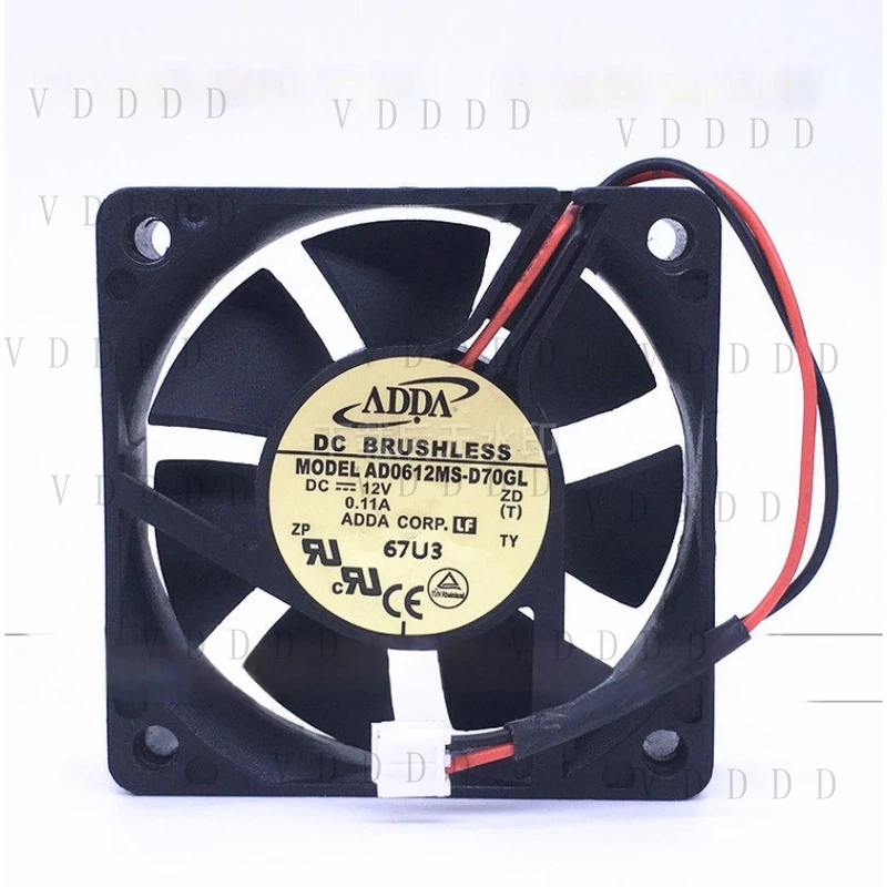 LL for 1PCS ADDA AD0612MS-D70GL DC12V 0.11A 2-wire cooling fan
LL for 1PCS ADDA AD0612MS-D70GL DC12V 0.11A 2-wire cooling fan