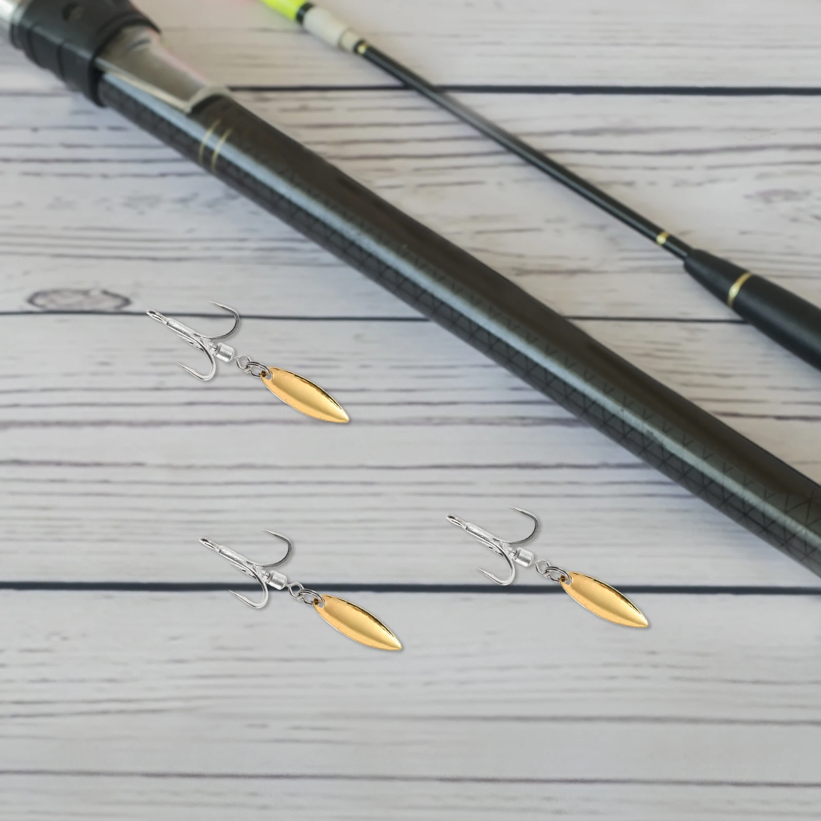5pcs Triple Treble Hooks Durable Metal Matte Coating Barbed 360 Rotation Fishing Tackle Bass Freshwater Spoon Lure Bait
5pcs Triple Treble Hooks Durable Metal Matte Coating Barbed 360 Rotation Fishing Tackle Bass Freshwater Spoon Lure Bait
