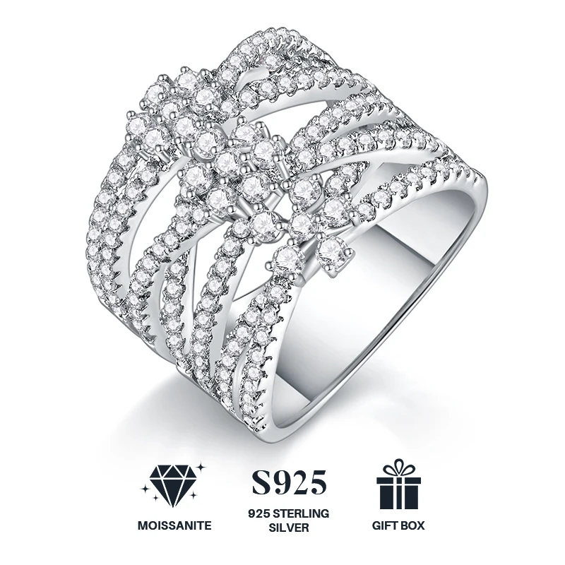 Moissanite Ring, 925 Sterling Silver & 18k Gold Plated, for Women, Wedding Ring, Perfect Unisex Gift For Everyday & Milestones
Moissanite Ring, 925 Sterling Silver & 18k Gold Plated, for Women, Wedding Ring, Perfect Unisex Gift For Everyday & Milestones