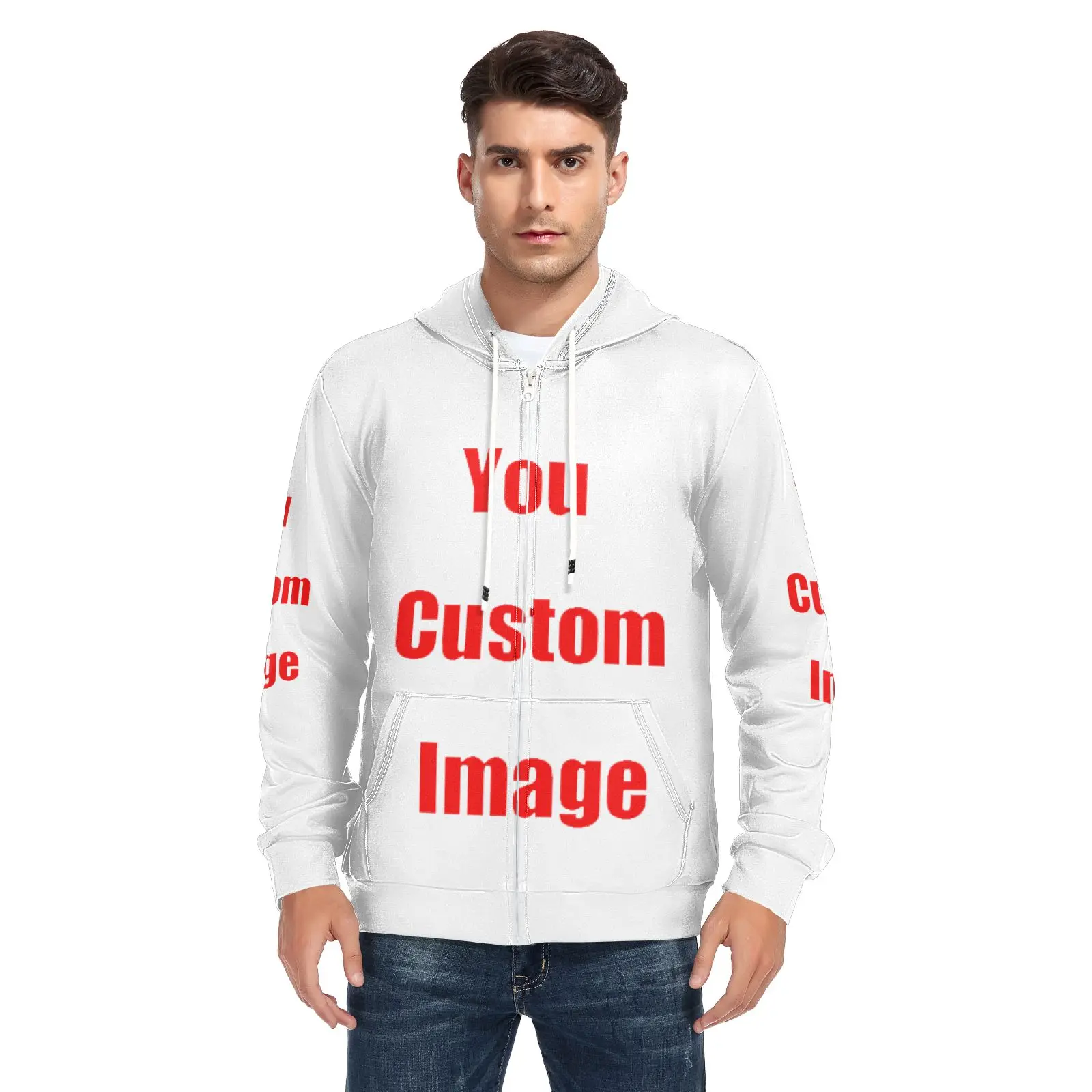 Custom Your Design Zip Up Hoodies For Men Personalized Anime Game Hoodie Customize Photo Tracksuit Dropshipping Zipper Hoody Top
Custom Your Design Zip Up Hoodies For Men Personalized Anime Game Hoodie Customize Photo Tracksuit Dropshipping Zipper Hoody Top