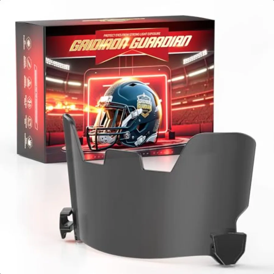 Shatterproof Football Visor Universal Fit for Youth Adult Helmets Riddell SpeedFlex Schutt F7 Xenith Matte Black Polycarbonate
Shatterproof Football Visor Universal Fit for Youth Adult Helmets Riddell SpeedFlex Schutt F7 Xenith Matte Black Polycarbonate